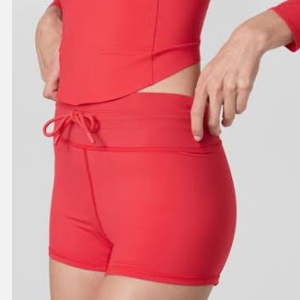 Vuori Coral Red Women’s Performance Shorts